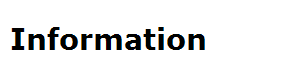 Information